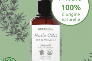 Green spa huile relaxante cbd 